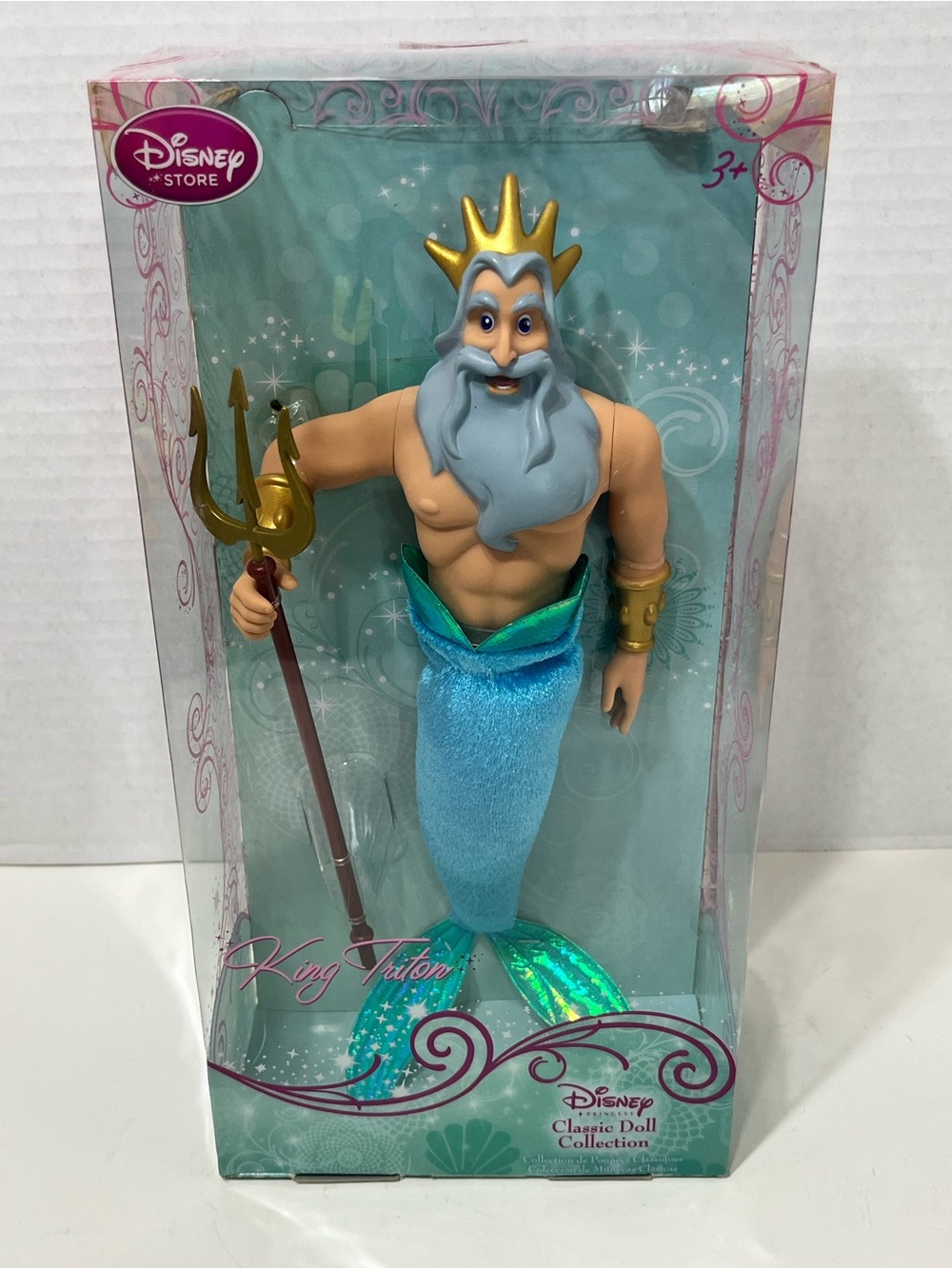 DISNEY KING TRITON Barbie doll classic doll collection the little mermaid NWT